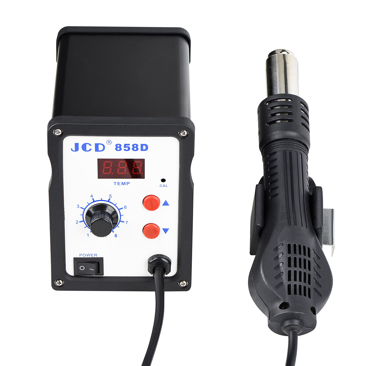 JCD 858D 700W 110V 2 In 1 Hot Air Soldering Station BGA Rework SMD SMT