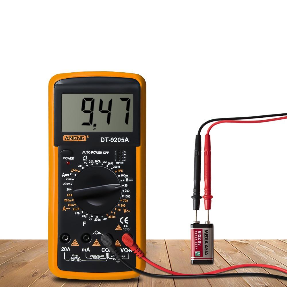 Aneng Dt A Digital Multimeter Profesional Transistor Tester