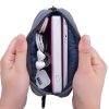AONIJIE Portable Power Bank Pouch Digital Cable Data Line Storage Bag Earphone Travel Protective Carrying Case