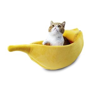 Banana Cat Bed Cozy Pet Cushion