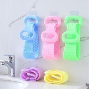 Bath Scrubber Silicone Loofah with Handle