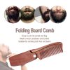 Beard Comb Wooden Hair Styling Brush