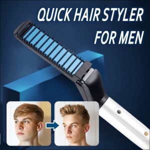Beard and Hair Straightener Comb Quick Styler