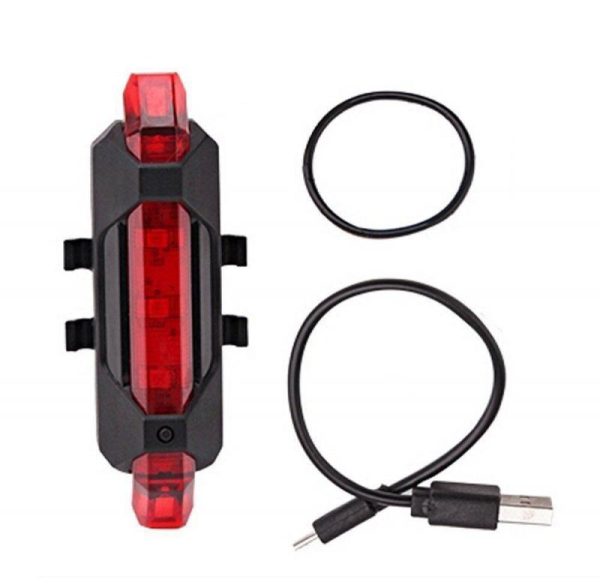 Bicycle Tail Light LED Rechargeable Battery