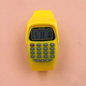 Calculator Watch Kids Silicone Watch