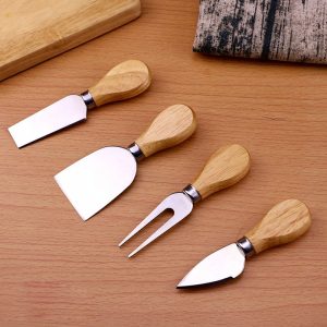 Cheese Knife Set Bamboo Handle