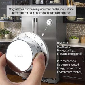 Cooking Timer 60-Minute Magnetic Tool