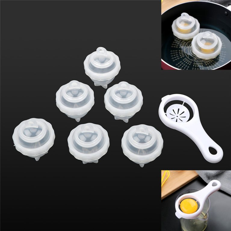 Egg Poacher Cups 7Pc Set Digital Zakka