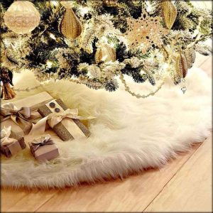 Fur Tree Skirt Christmas Tree Carpet