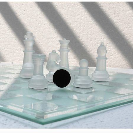 Glass Chess Set Board Game
