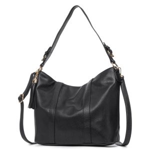 JOSEKO Women Fashion PU Leather with Mobile Phone Storage Pocket Large Capacity Shoulder Crossbody Tote Bag