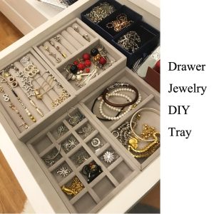 Jewelry Tray Accessories Organizer Box