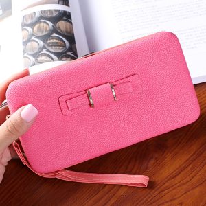 Multifunctional Phone Wallet Phone Bag Card Holder for 4.7-5.5 Inch Smart Phone for iPhone X Xiaomi