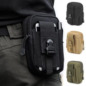 Outdoor Multi-Functional Tactical Waist Pack Bag Oxford Cloth Waterproof Running Belt Sports Storage Bag