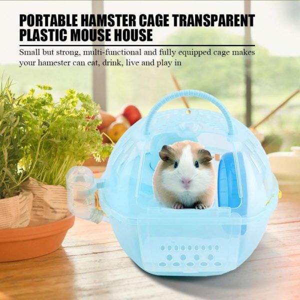 Portable Hamster House Carrying Cage