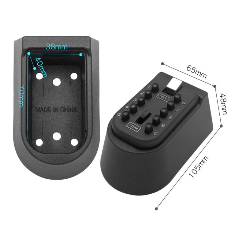 Real Estate Lock Box Combination Safe Digital Zakka