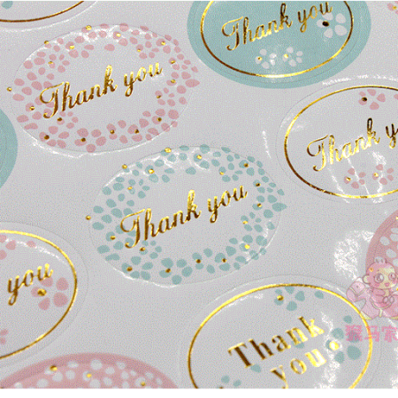 Thank You Stickers Label Sticker (120 pieces)