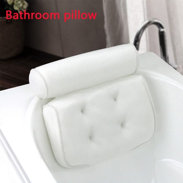 Tub Pillow Headrest with Suction Cups