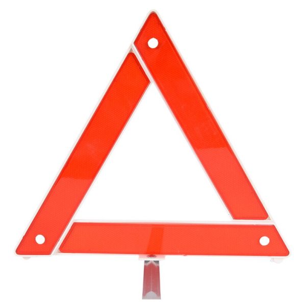 Warning Triangle Reflective Sign