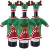 Wine Bottle Covers Christmas Decoration