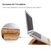 Wooden Laptop Stand Foldable