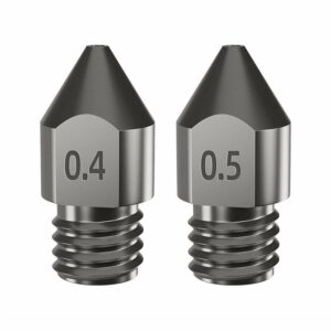 0.2/0.3/0.4/0.5mm Hardened Steel Super Hard Nozzle for 1.75mm Filament 3D Printer Part