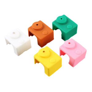 10 Packs 5Pcs PT100 V6 Silicone Case for Hotend Heating Blocks Orange/Pink/Coffee/Green/White 5 Color for 3D Printer