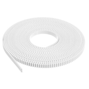 10 Rolls 5M White PU Timing Belt T2.5-10MM Transmission Synchronous Belts for 3D Printer