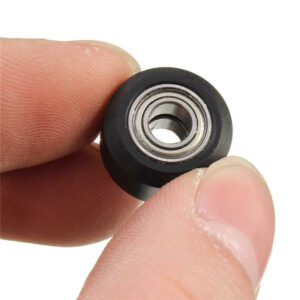 5PCS 3D Printer Flat Type 15.3mm Outer Diameter Height Plastic Pulley Concave Idler Gear