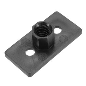 5PCS T8 2mm Lead 2mm Pitch T Thread POM Black Plastic Nut Plate For 3D Printer