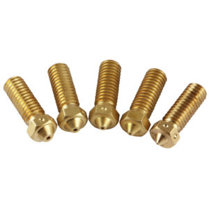 5Pcs for One Size Brass Heating Block Nozzle 1.75mm 0.4/0.6/0.8/1/1.2mm for 3D Printer