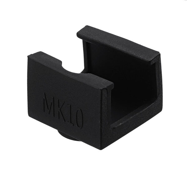 8Pcs Upgrated MK10 Black Silicone Protective Case for Aluminum Heating Block 3D Printer Part