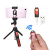 BENRO MK10 3 In 1 Extendable Selfie Stick bluetooth Remote Tripod Monopod Phone Holder