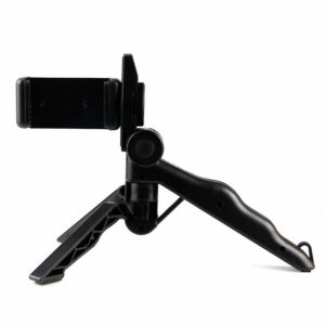 Mini Desktop Tripod Holder with Phone Clip for Smartphones for Camping Hunting Sports
