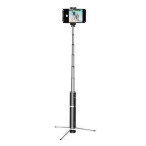 Baseus 2 In 1 Mini bluetooth Extendable Monopod Tripod Selfie Stick for Sports Smart Phone Camera