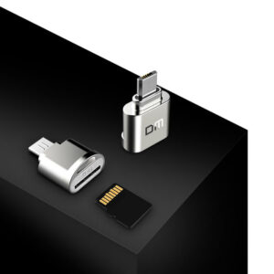 DM Mini Metal Micro USB TF Memory Card Reader OTG for Huawei Mobile Phone