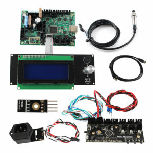 Einsy Rambo 1.1b Mainboard+PC MMU2.0 Board+Filament Sensor+Power Socket+2004 LCD Display+PINDA V2 Kit for 3D Printer Part