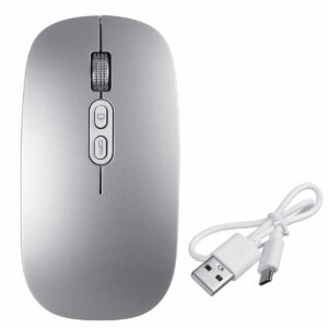 FMOUSE M103 500mAh 2.4GHz Double Modes DPI Adjustable  bluetooth 5.0 Wireless USB Rechargeable Optical Mouse for PC Laptop Mobile Phone