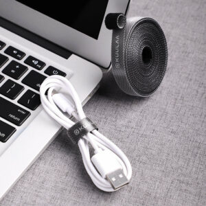 KUULAA 1m/3m/5m Management USB Cable Wire Winder Headphone Earphone Mobile Phone Data USB Cable Organizer
