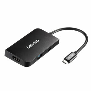 Lenovo S705 Multifunctional 5 in 1 Type-C Hub Docking Station Adapter with 3*USB 3.0 / HDMI / PD Fast Charging for MacBook Pro for Projectors