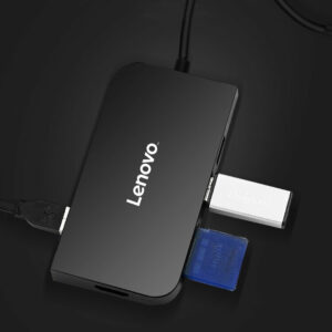 Lenovo S707 Multifunctional 8 in 1 Type-C Hub Docking Station Adapter with 2*USB 3.0 / HDMI / RJ45 / PD Fast Charging / SD Card Reader for MacBook Pro for Projectors