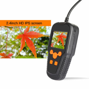 P60A 2.4'' LCD Screen for-Endoscope High Definition 1080P 3.9mm Lens IP68 Waterproof Handheld 8 LEDs Light Digital for-Endoscope Camera