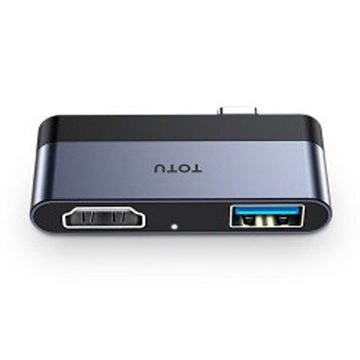TOTU FGCR-010 2-IN-1 Multifunctional Type-C Hub Docking Station Adapter with 4K HDMI + USB3.0