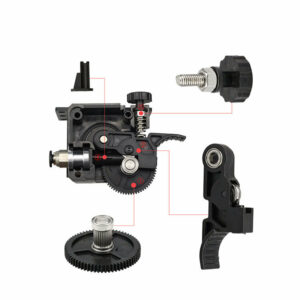 Titan 1.75mm Extruder Kit with Wrenches Remote Direct Extrusion Bracket without Motor For 3D Printer Mounting Filament 3D Printer Parts