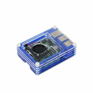 YAHBOOM Raspberry Pi 4th Generation 9-layer Acrylic Shell with Cooling Fan Suitable for Raspberry Pi 4B