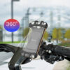 Yesido C66 Bike Motorbike Handlebar Phone Holder Bicycle Motorcycle Mount For 4.6-6.5 Inches Smart Phones For iPhone 11 Pro Max