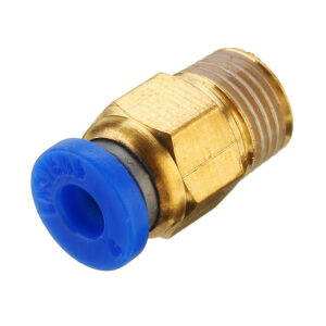 1.75mm/3mm Brass Pneumatic Connector Quick Joint For 3D Printer J-head Remote Extruder