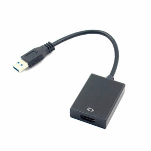 1080P USB 3.0 to HDMI Male to Female Audio Video Adaptor Converter Cable for Windows 7/8/10 PC
