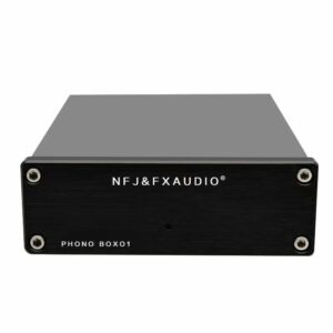 FX-AUDIO PHONO BOX01 LP Vinyl Record Player Mini MM Phono Preamp Audio Amplifier
