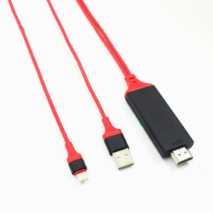 2M 1080P Lightnning To HDMI Cable Digital HDTV TV AV Adapter Cable USB HDMI Converter Cable For iPhone iPads TV